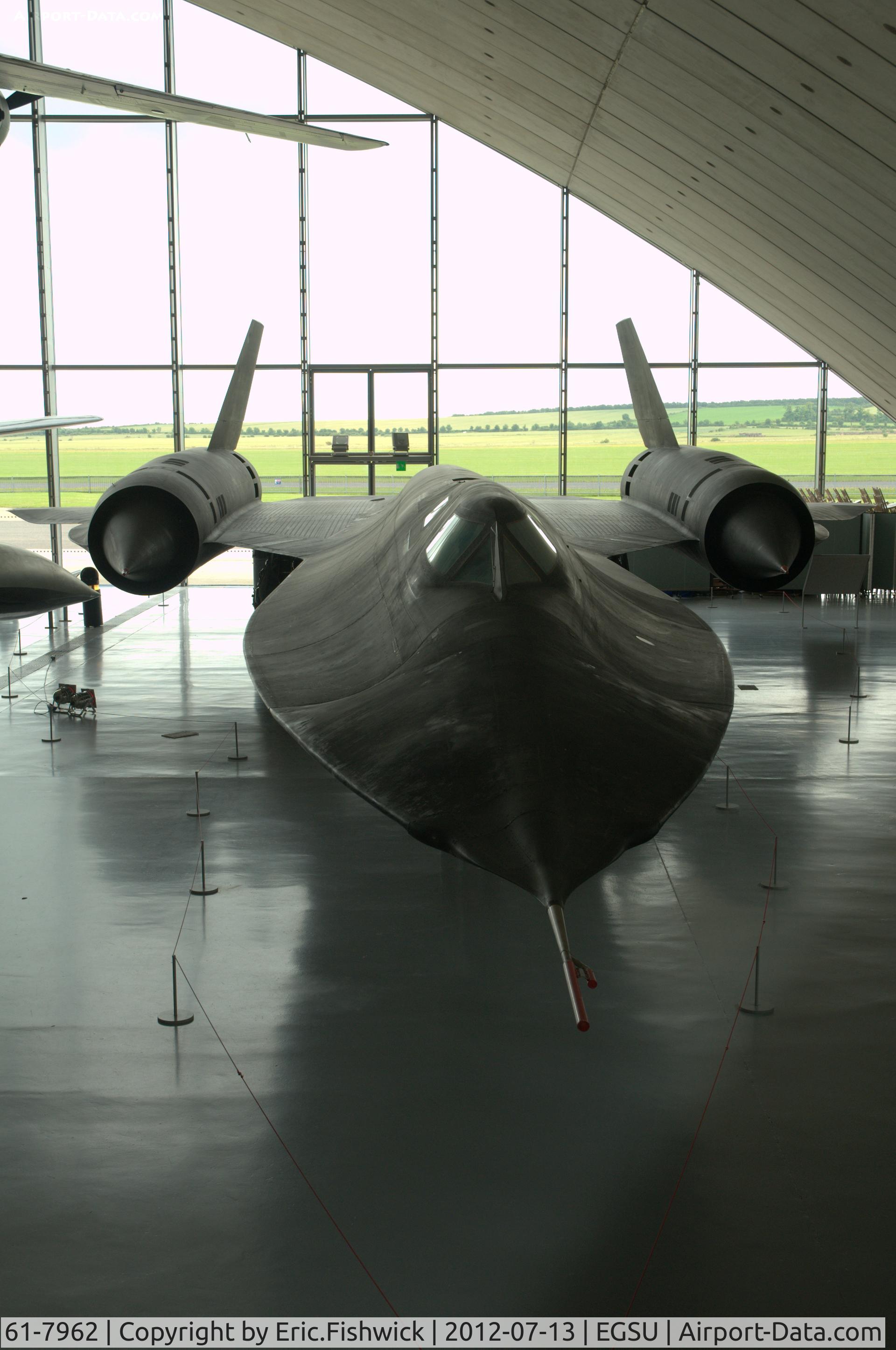 61-7962, 1964 Lockheed SR-71A Blackbird C/N 2013, 3. 61-7962 in the American Air Museum, at the Imperial War Museum, Duxford.