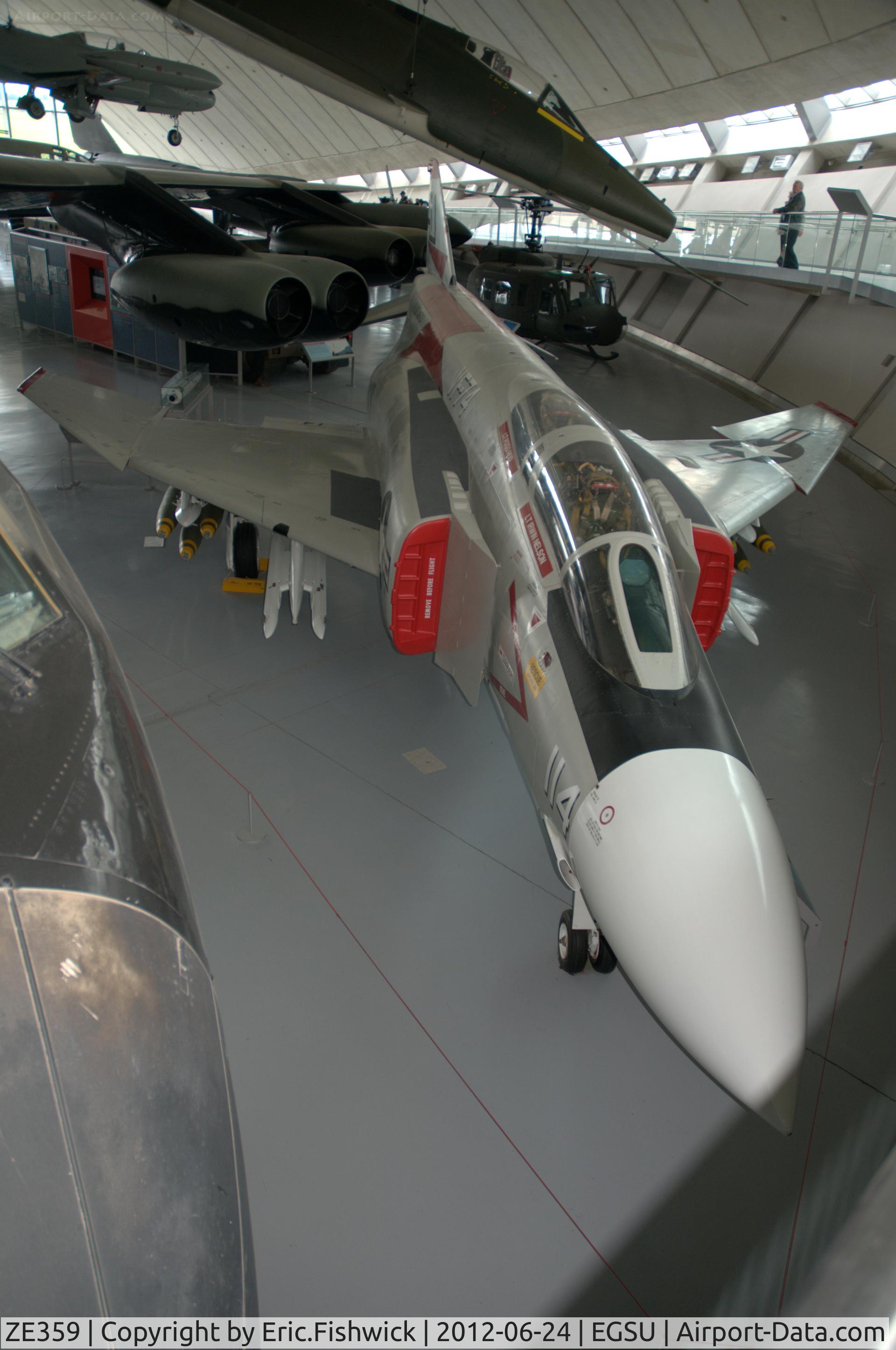 ZE359, McDonnell Douglas F-4J(UK) Phantom II C/N 2746, 3. ZE359 in the American Air Museum, at the Imperial War Museum, Duxford.