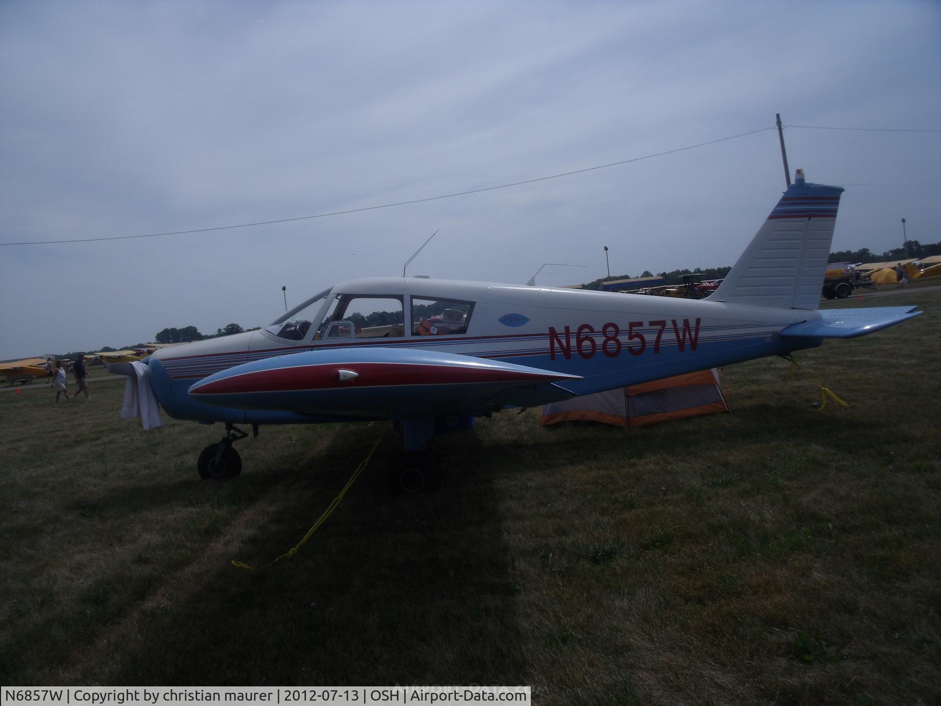 N6857W, 1965 Piper PA-28-140 Cherokee C/N 28-21013, cherokee 140