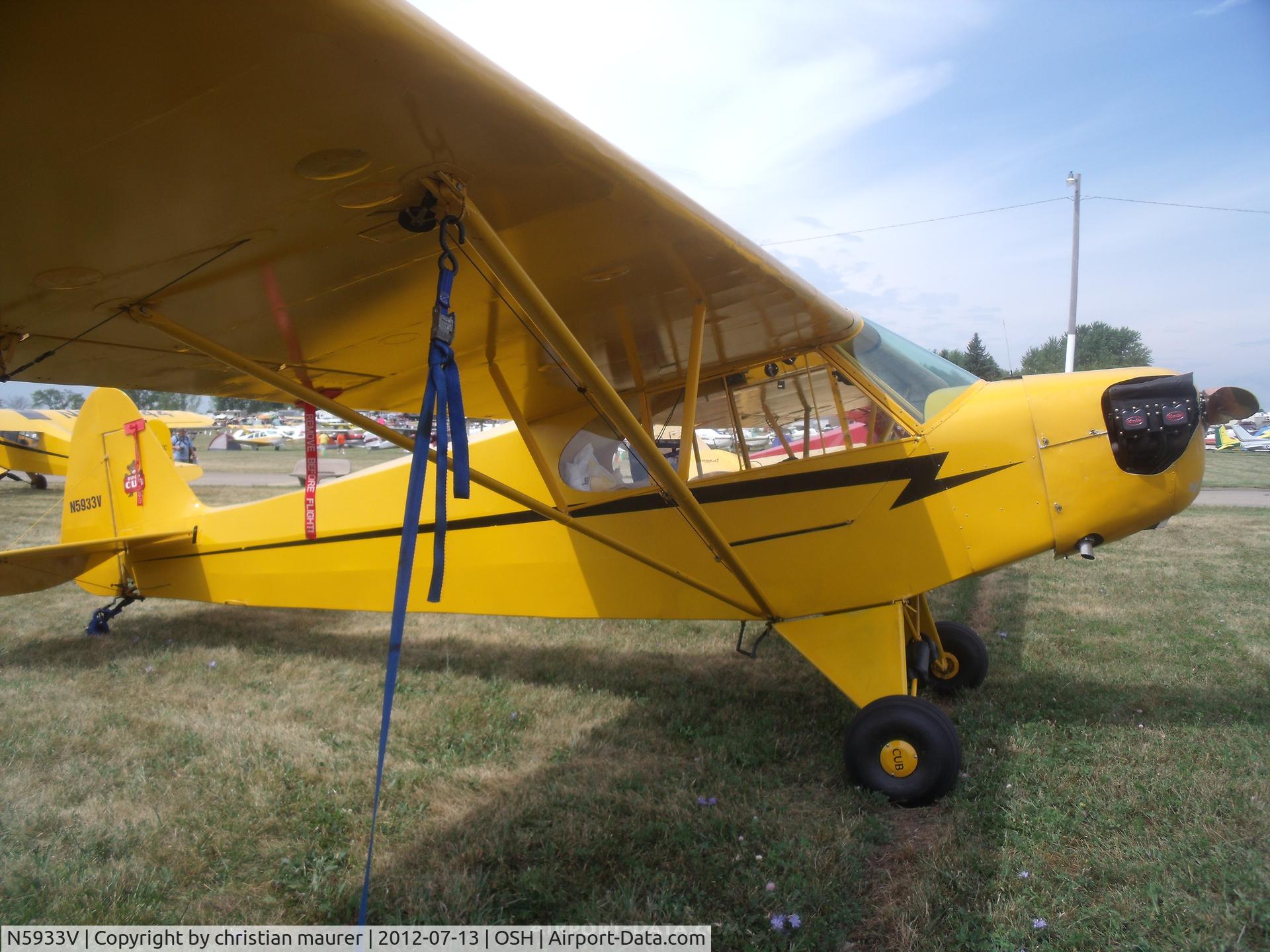 N5933V, 1942 Piper J3F-65 Cub C/N 8667, piper cub