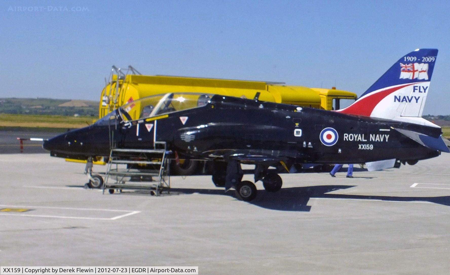 XX159, 1979 Hawker Siddeley Hawk T.1A C/N 005/312005, Fleet Requirements and Air Direction Training Unit (FRADTU) ,RNAS Culdrose.