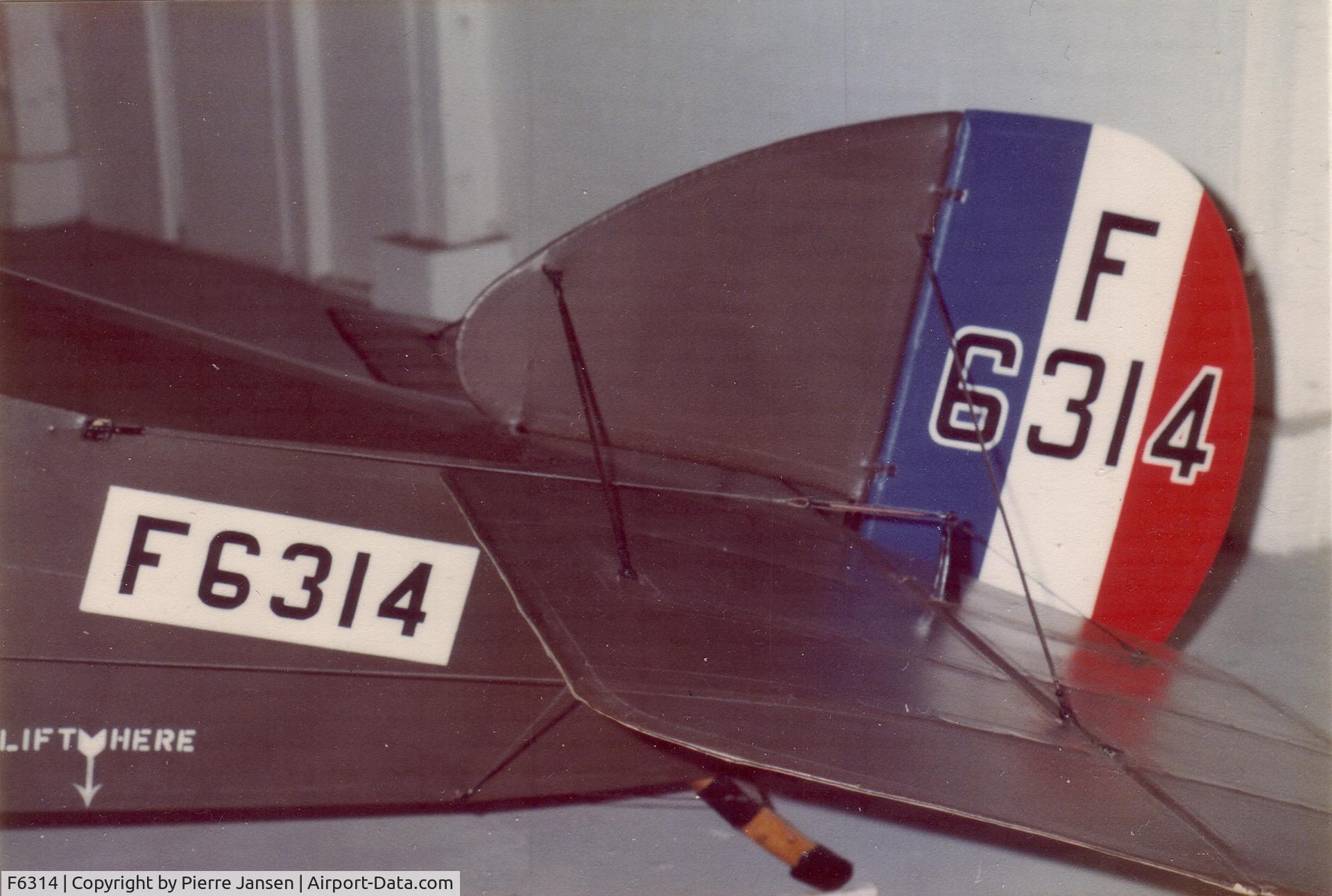 F6314, Sopwith F.1 Camel C/N Not found F6314, F6314 Tail, Empennage