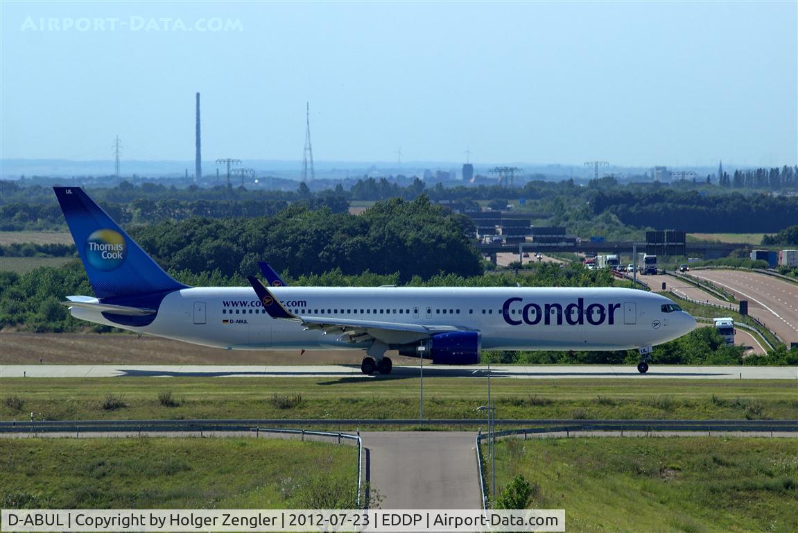 D-ABUL, 1994 Boeing 767-3Q8/ER C/N 26259, On taxiway W1 expecting take-off on rwy 08L...
