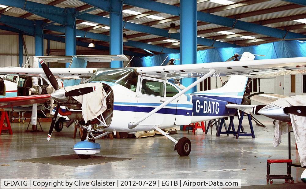 G-DATG, 1976 Reims F182P Skylane C/N F18200013, Ex: D-EATG > G-DATG - Originally owned to, Hangar & Aviation Services Ltd in November 2001 and currently owned to, Oxford Aeroplane Co Ltd since May 2002.