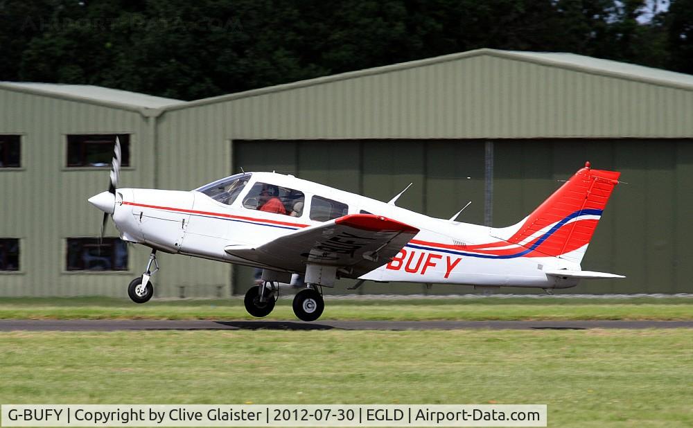 G-BUFY, 1980 Piper PA-28-161 Cherokee Warrior II C/N 28-8016211, Ex: N3571K > N8TS > N130CT > G-BUFY - Once owned to, Michael Jackson Motors Ltd and trading as, GT Aviation in April 1993. Currently owned to, Bickertons Aerodromes Ltd since February 1994.