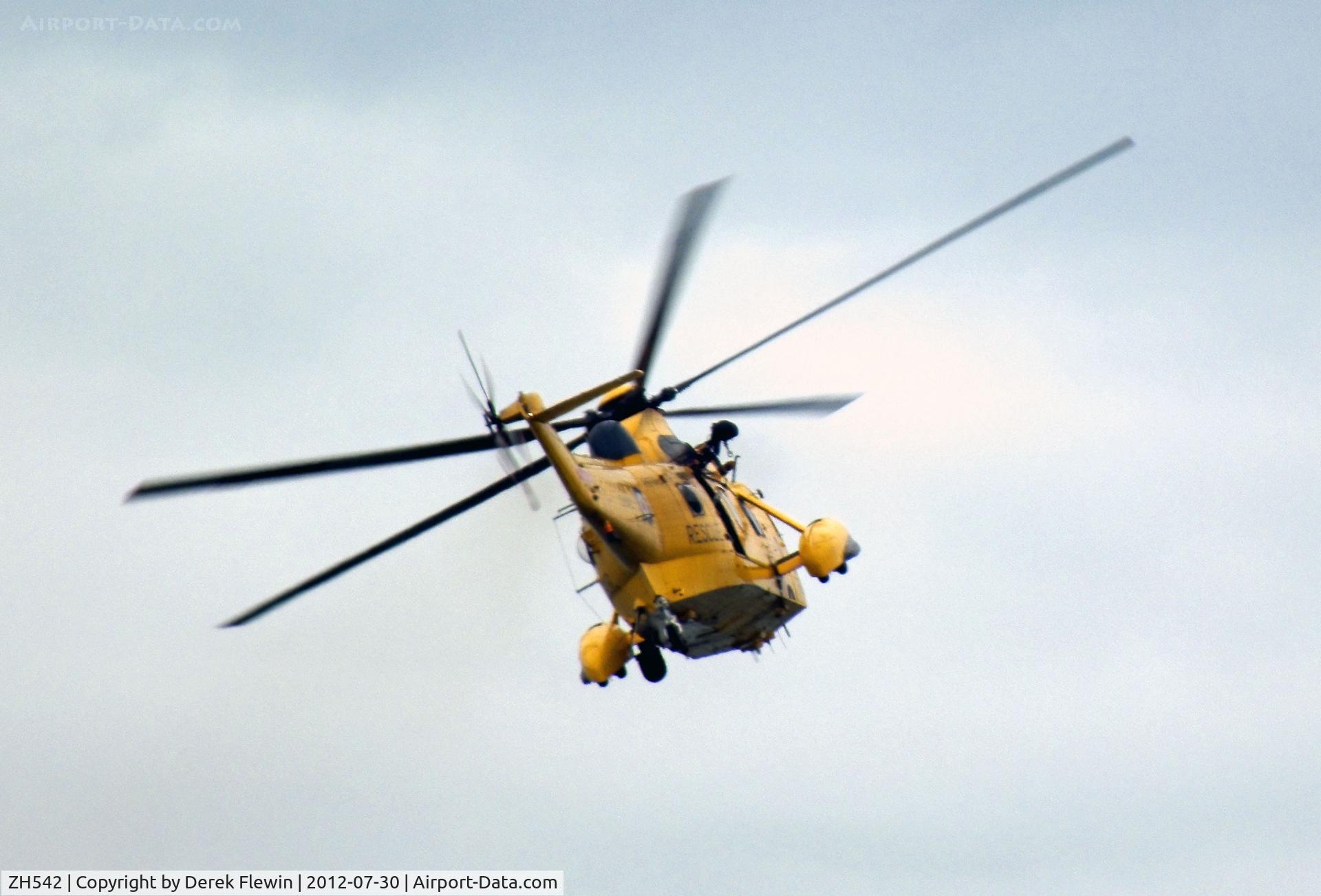 ZH542, Westland Sea King HAR.3A C/N WA1008, Landside, Bracelet Bay, En route RMB Chivenor.
