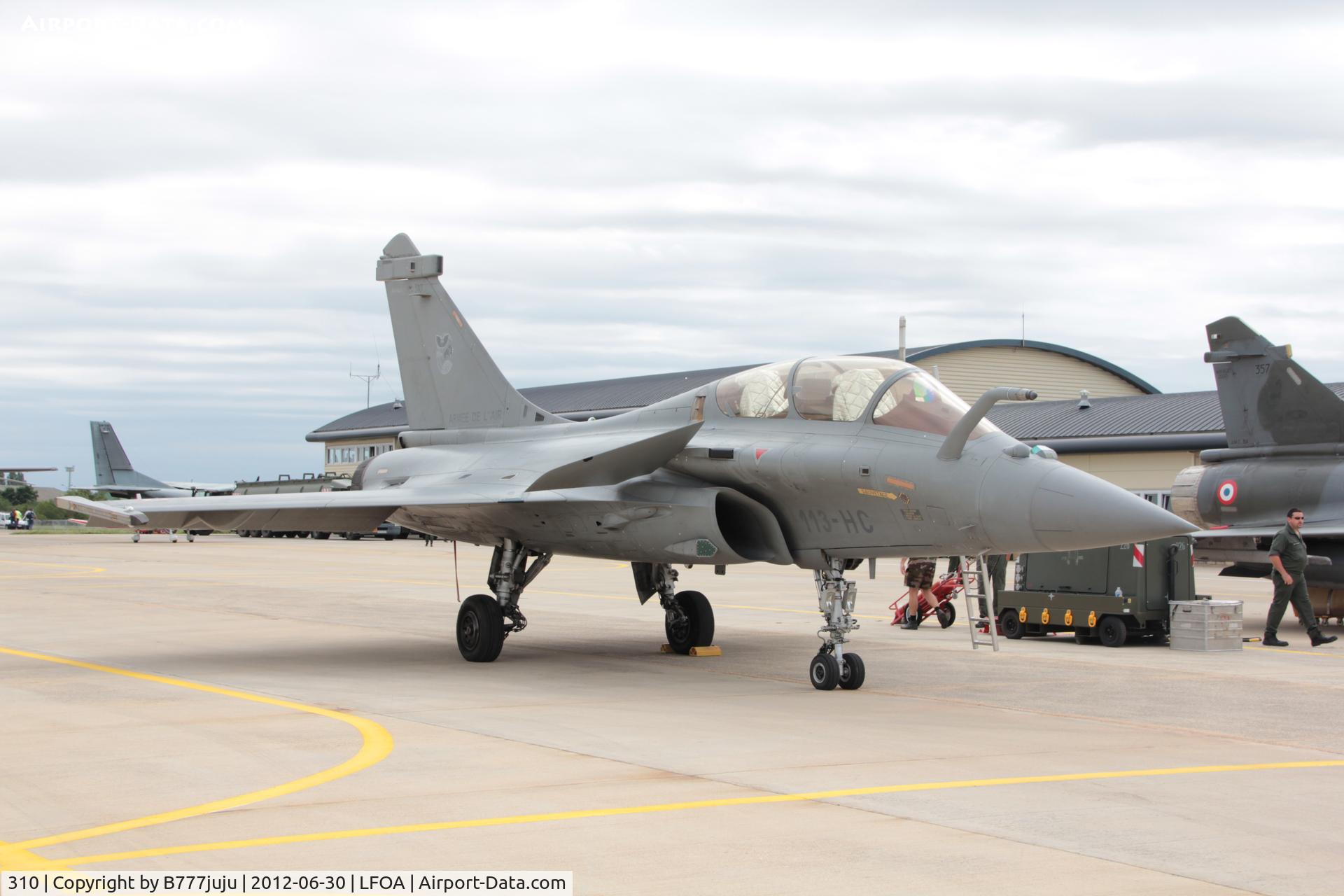 310, Dassault Rafale B C/N 310, at Avord AirShow 2012