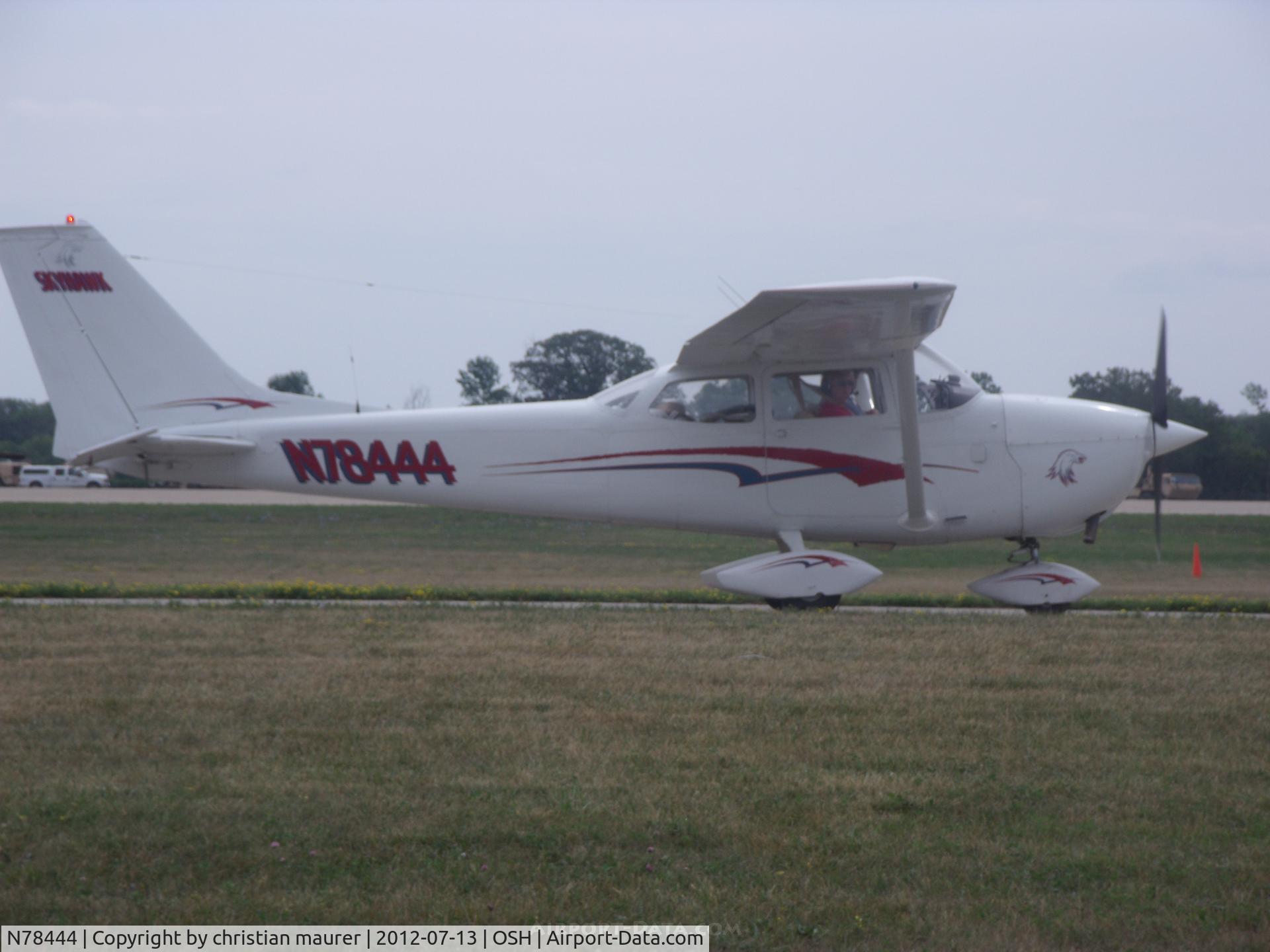 N78444, 1968 Cessna 172K Skyhawk C/N 17257620, cessna 172