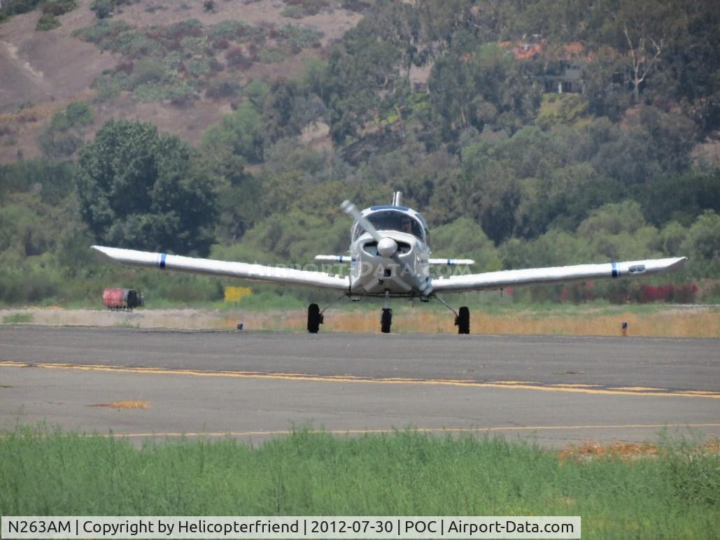 N263AM, AMD CH-2000 Alarus C/N 20-1049, Taxiing onto taxiway Sierra