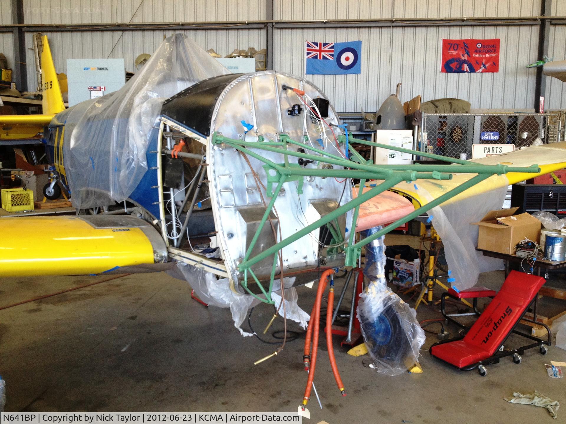 N641BP, Fairchild M-62A C/N 274HO, Under restoration