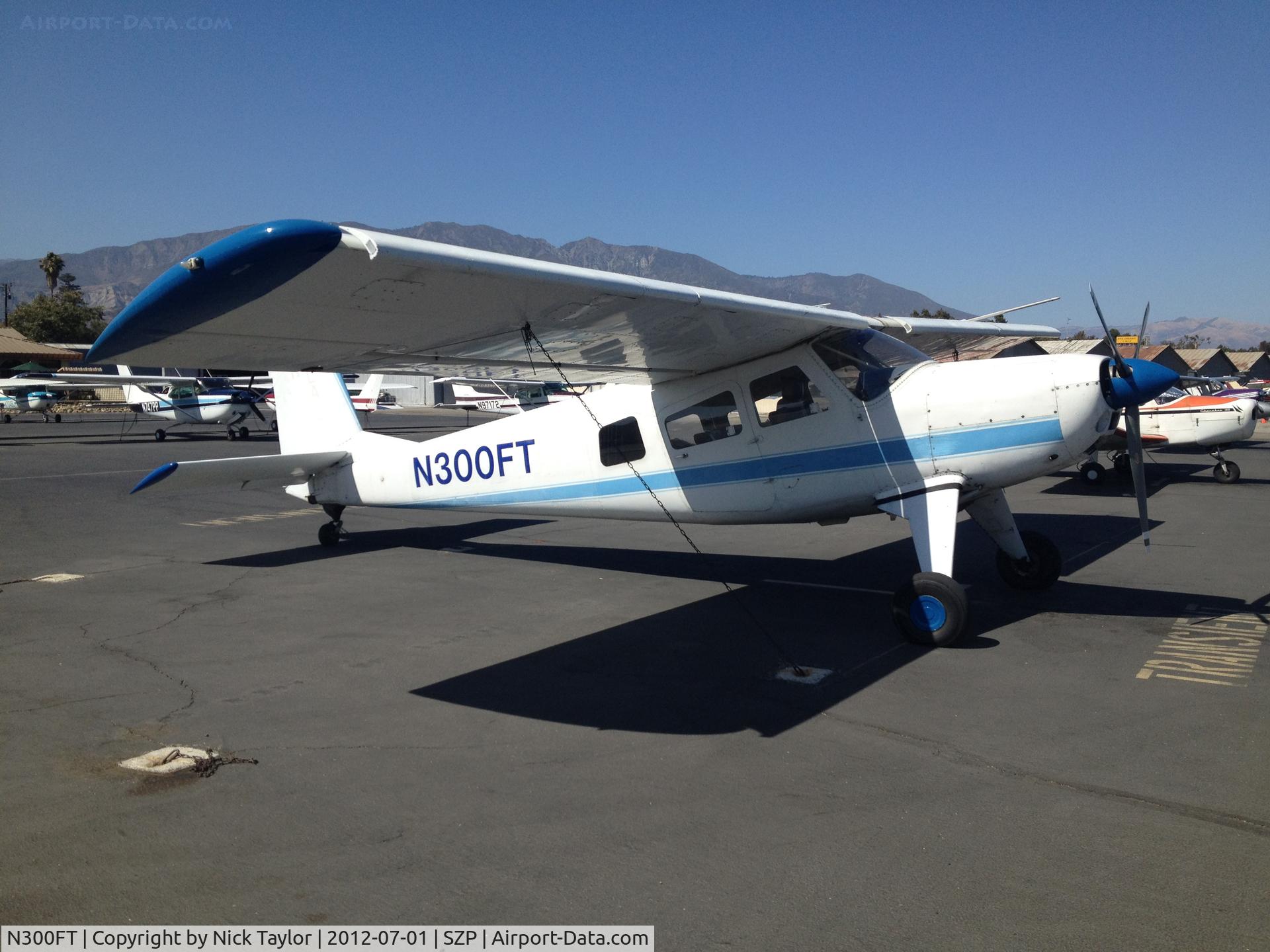 N300FT, 1971 Helio H-295-1400 Super Courier C/N 1440, Parked at Santa Paula