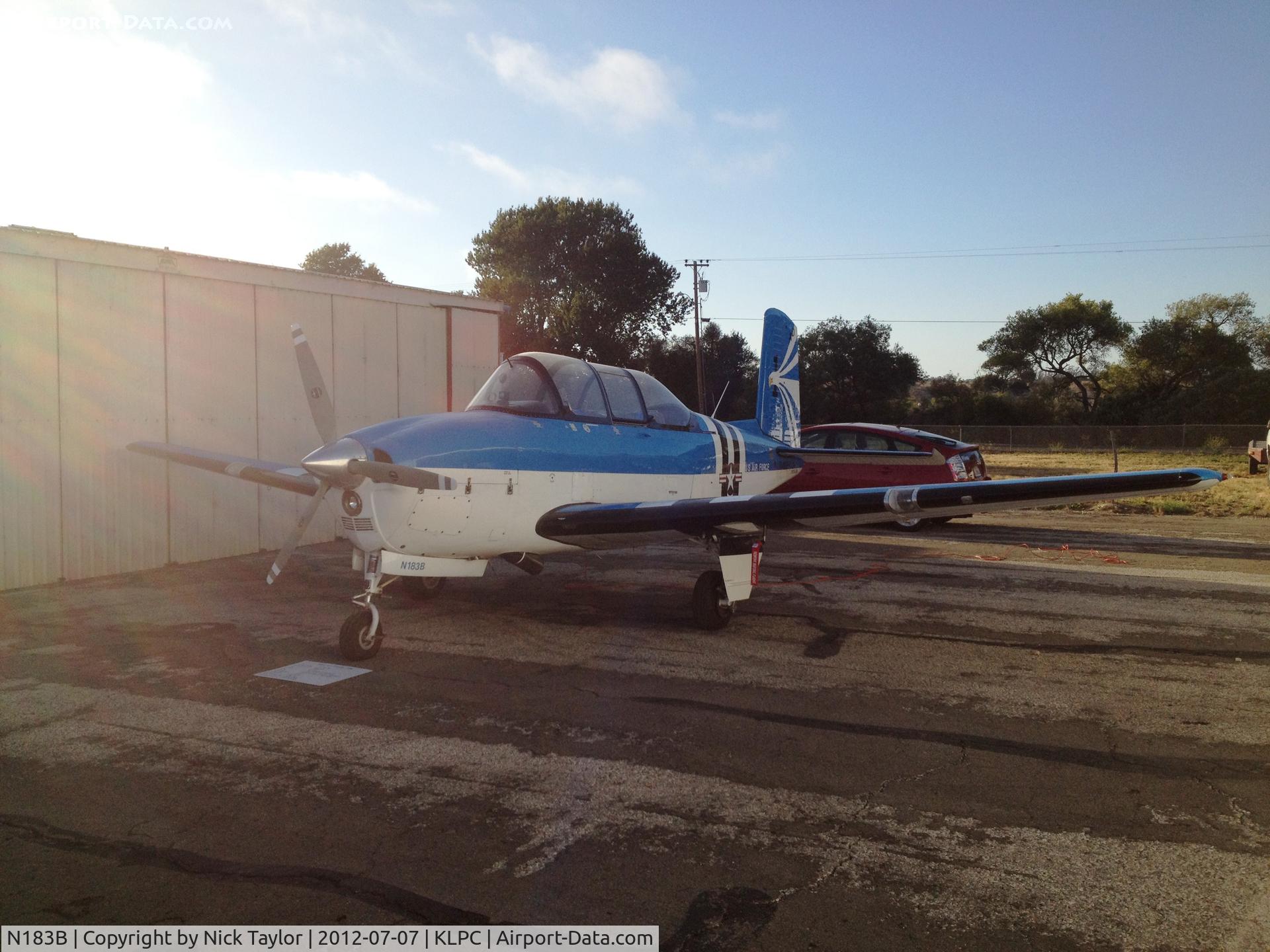 N183B, 1960 Beech D-45 Mentor C/N BG-414, Parked at Lompoc