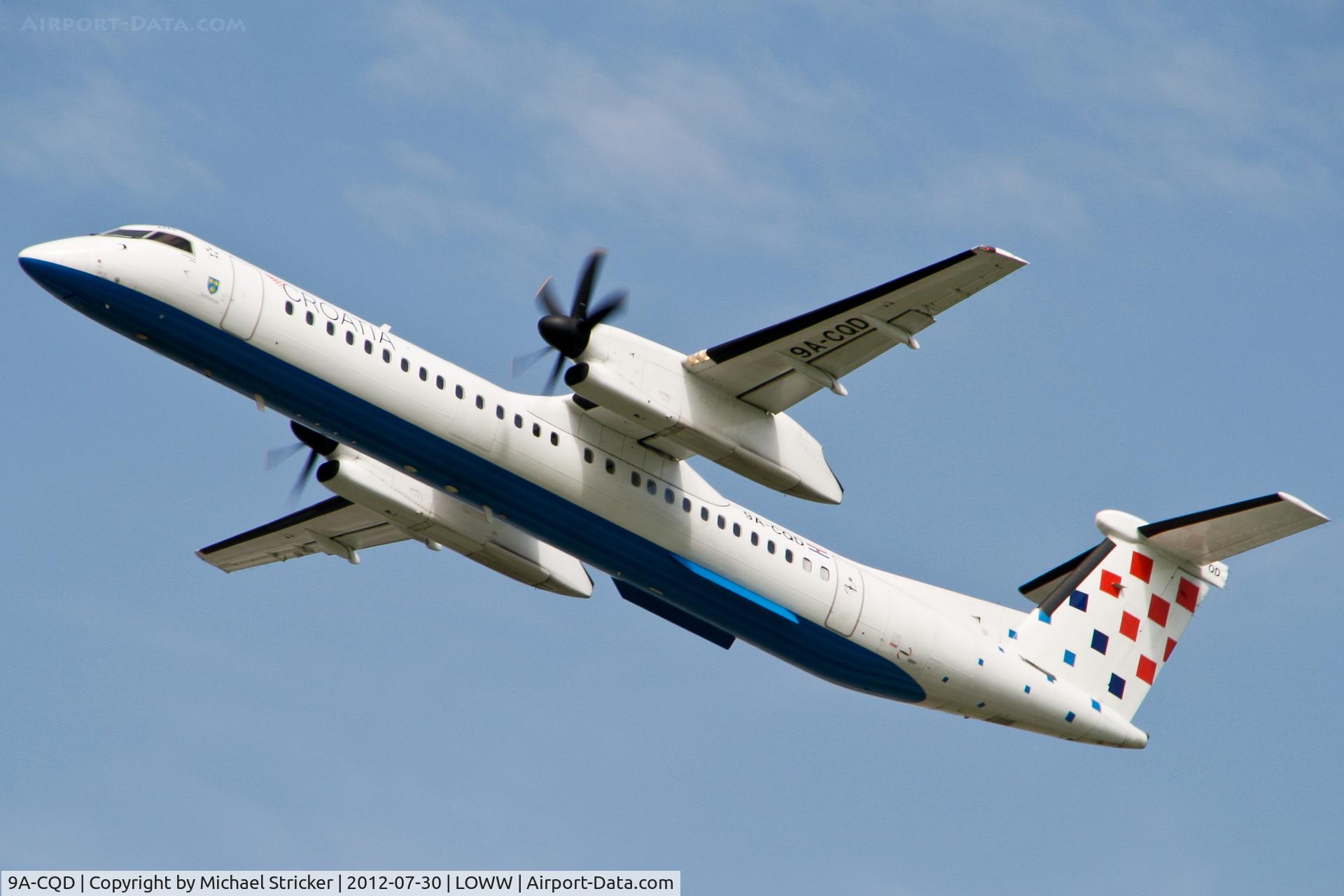 9A-CQD, 2009 De Havilland Canada DHC-8-402Q Dash 8 C/N 4260, De Havilland Canada DHC-8-402Q