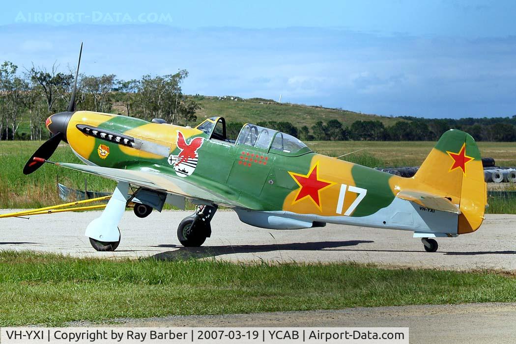 VH-YXI, 2003 Yakovlev Yak-9UM C/N 0470409, Also marked 