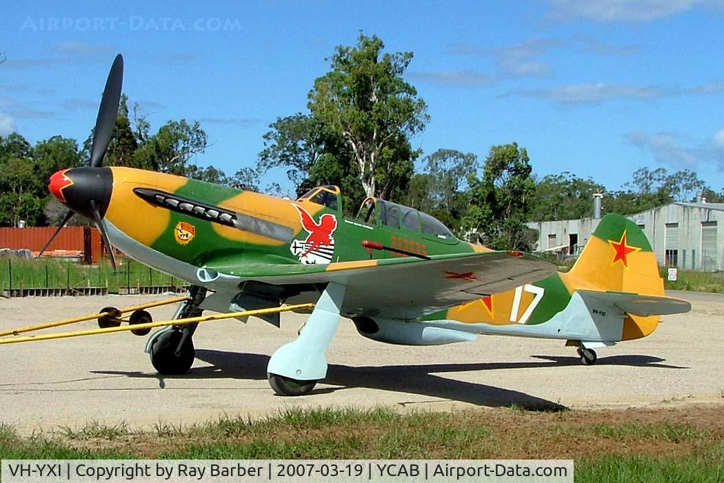 VH-YXI, 2003 Yakovlev Yak-9UM C/N 0470409, Also marked 