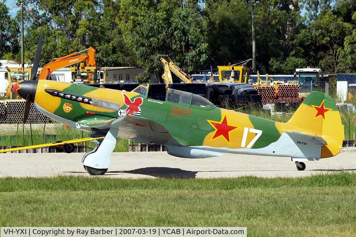 VH-YXI, 2003 Yakovlev Yak-9UM C/N 0470409, Also marked 