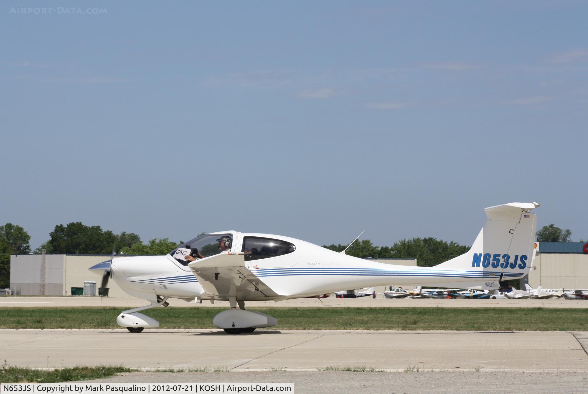 N653JS, Diamond DA-40 Diamond Star C/N 40.323, Diamond DA 40