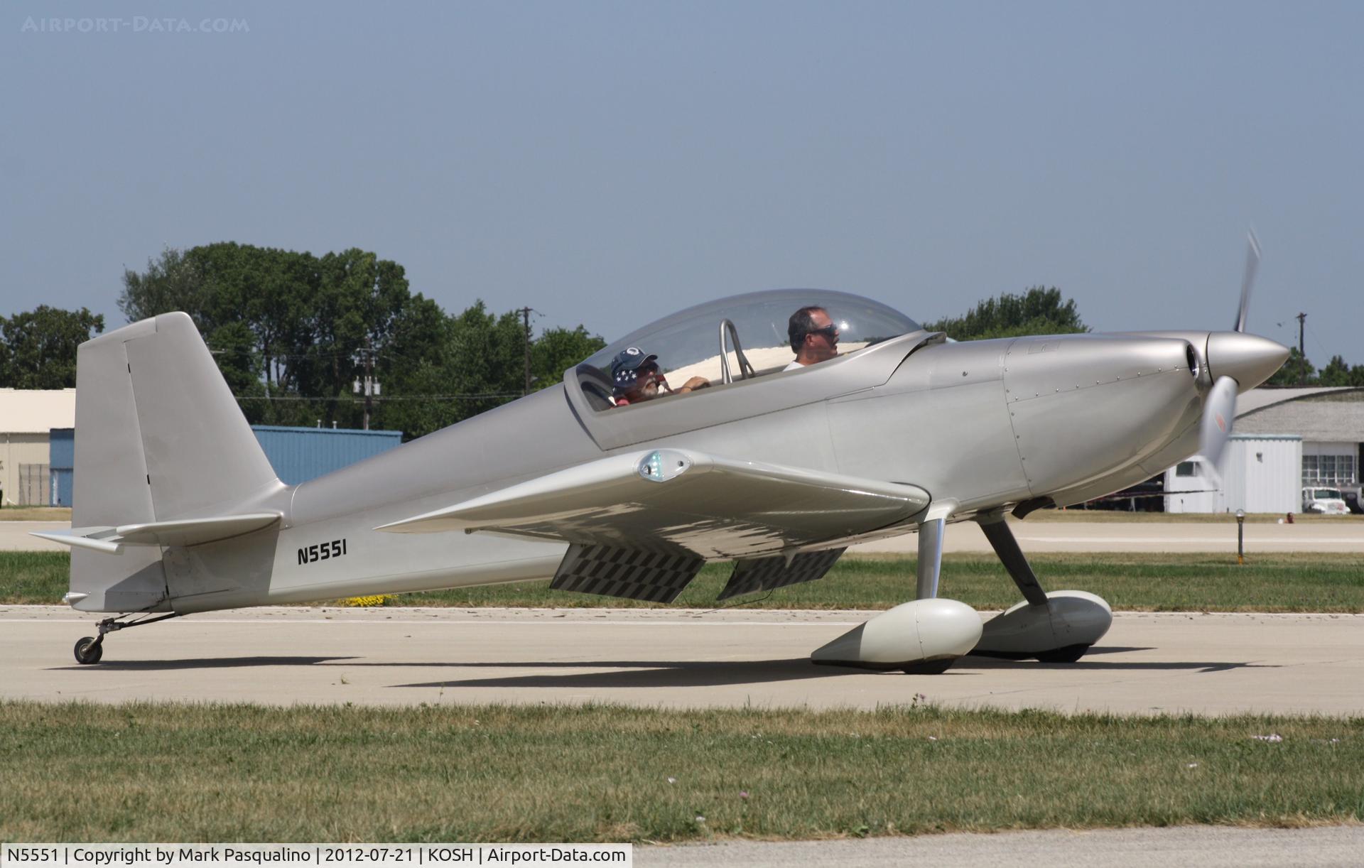 N5551, 2010 Vans RV-8 C/N 82605, Vans RV-8