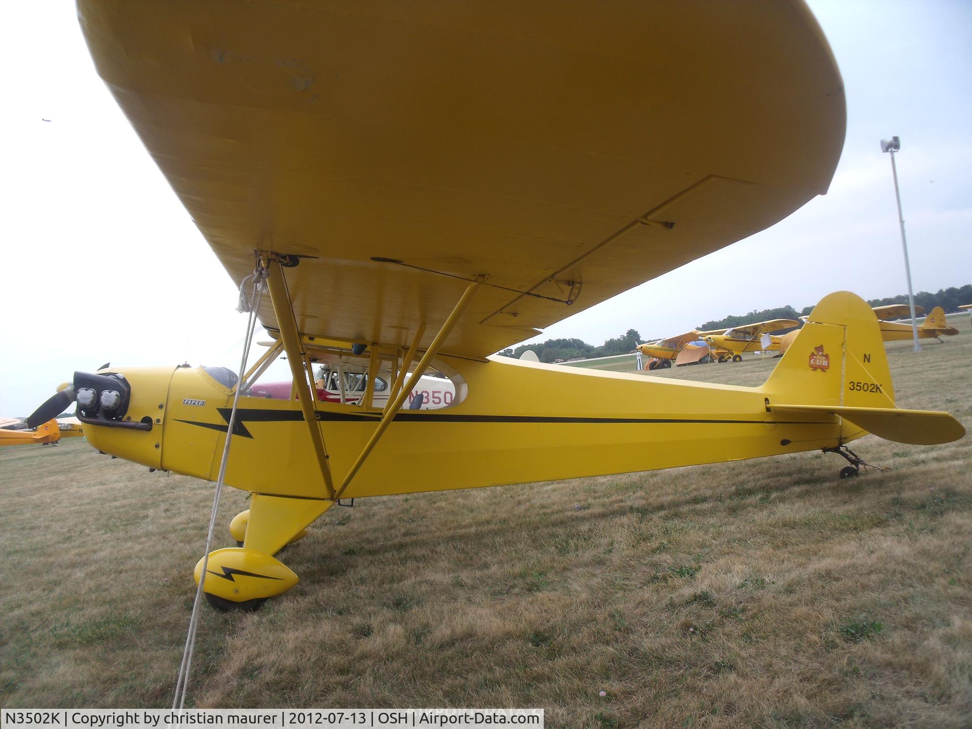 N3502K, 1946 Piper J3C-65 Cub C/N 22192, j3 cub