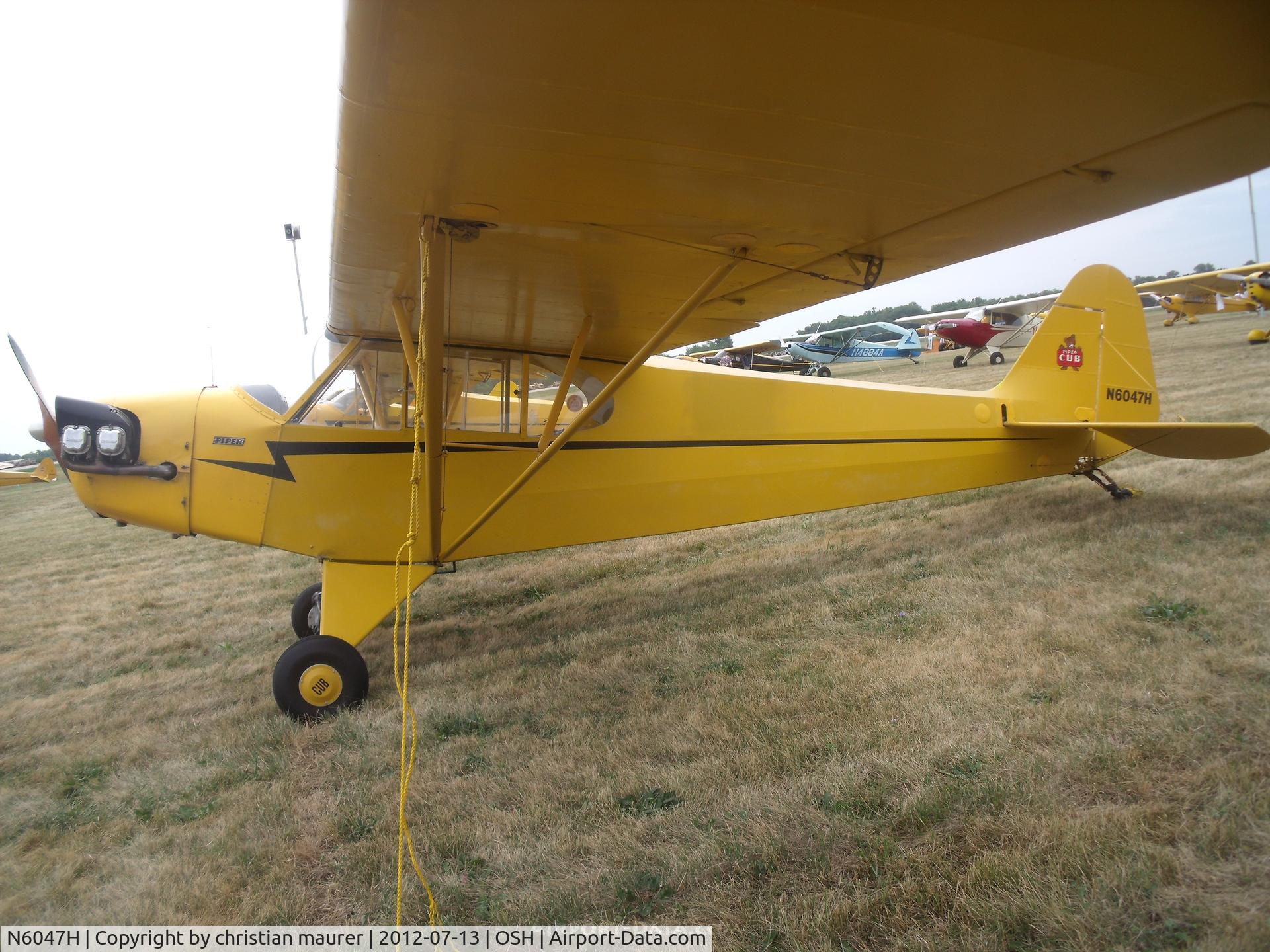 N6047H, Piper J3C-65 Cub C/N 19191, j3 cub