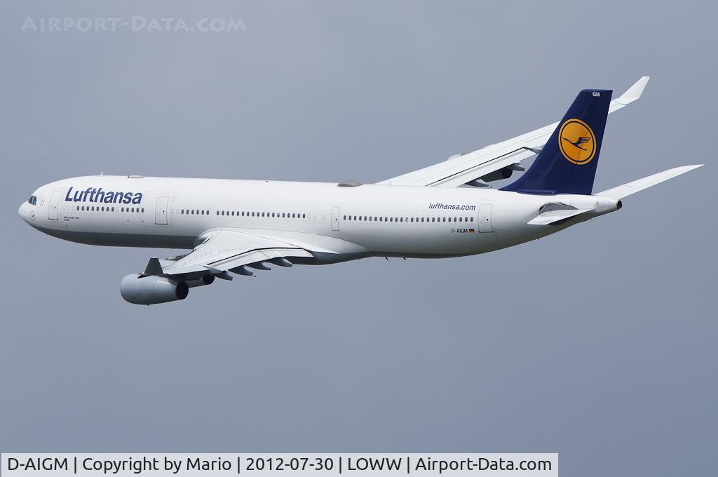 D-AIGM, 1997 Airbus A340-313 C/N 158, On the way to Dubai