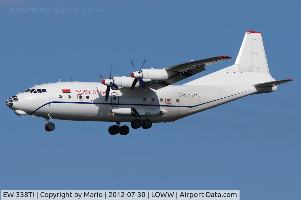EW-338TI, Antonov An-12 C/N 1340106, A very rare visitor in VIE