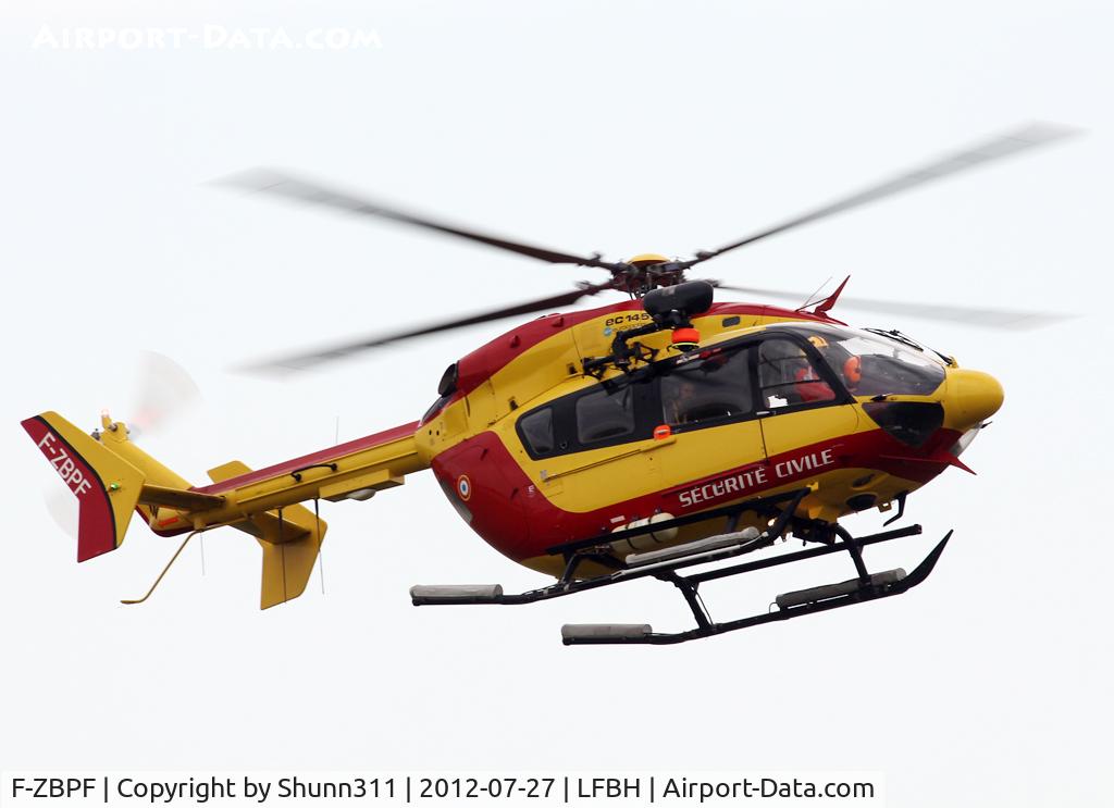 F-ZBPF, Eurocopter-Kawasaki EC-145 (BK-117C-2) C/N 9012, Arriving to the Airport...