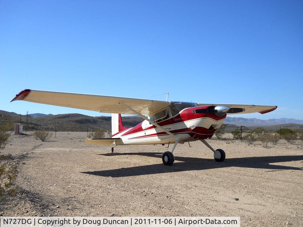 N727DG, 1955 Cessna 180 C/N 31710, Seen at the airstrip at Stillwell's RV Park in Heath Canyon, Texas
