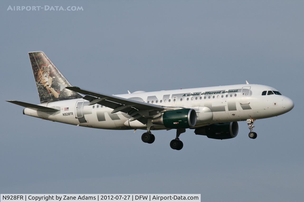 N928FR, 2004 Airbus A319-111 C/N 2236, Frontier 