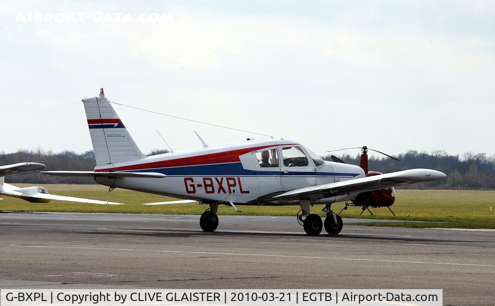 G-BXPL, 1968 Piper PA-28-140 Cherokee C/N 28-24560, Ex: N7224J > G-BXPL - In private hands since December 1997 and currently with, Take Flight Aviation Ltd since October 2009. De-registered as Destroyed in July 2012