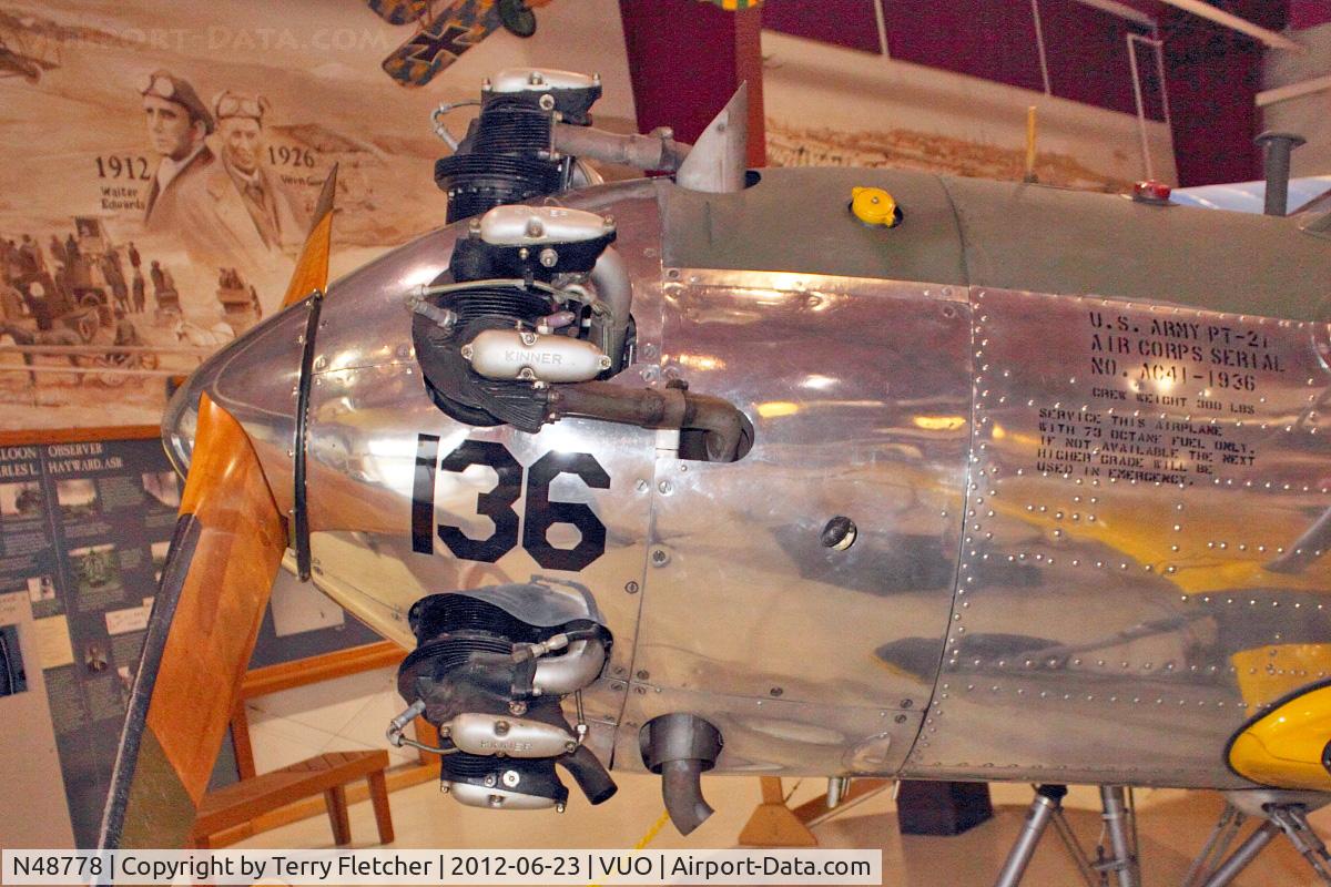 N48778, 1941 Ryan Aeronautical ST3KR C/N 1057, At Pearson Airport Museum , Vancouver , WA , USA
