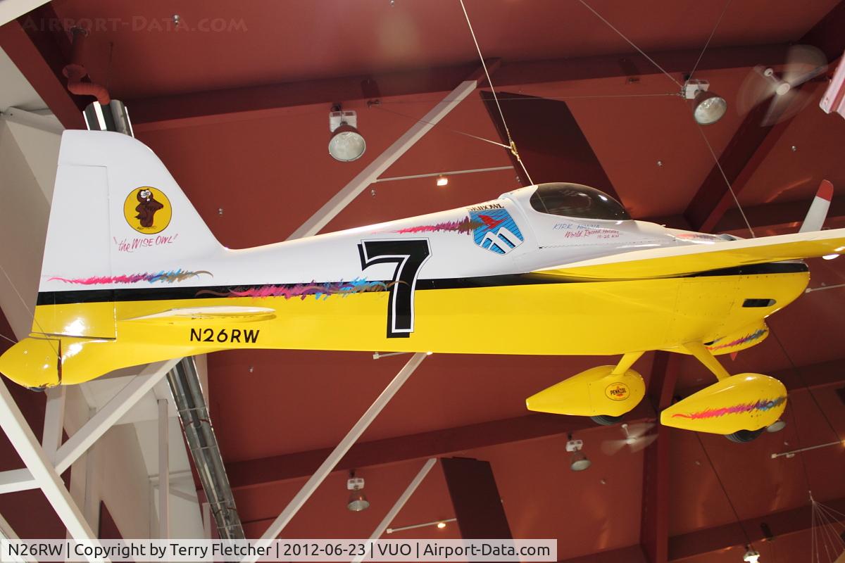 N26RW, Wise OR-71-B C/N 0R-71-B-RW1, At Pearson Airport Museum , Vancouver , WA , USA