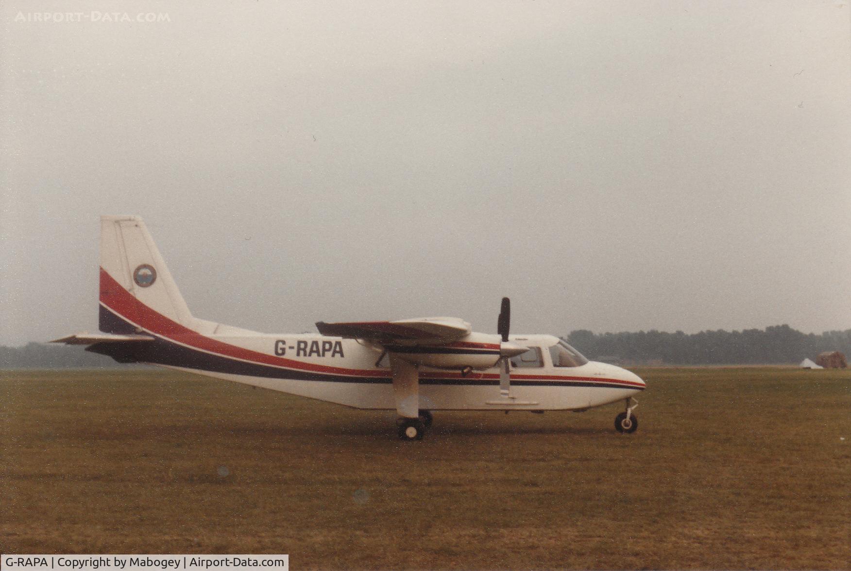G-RAPA, 1981 Pilatus Britten-Norman BN-2T-4R Islander C/N 2115, The G-RAPA at Badlippespringe, 80's