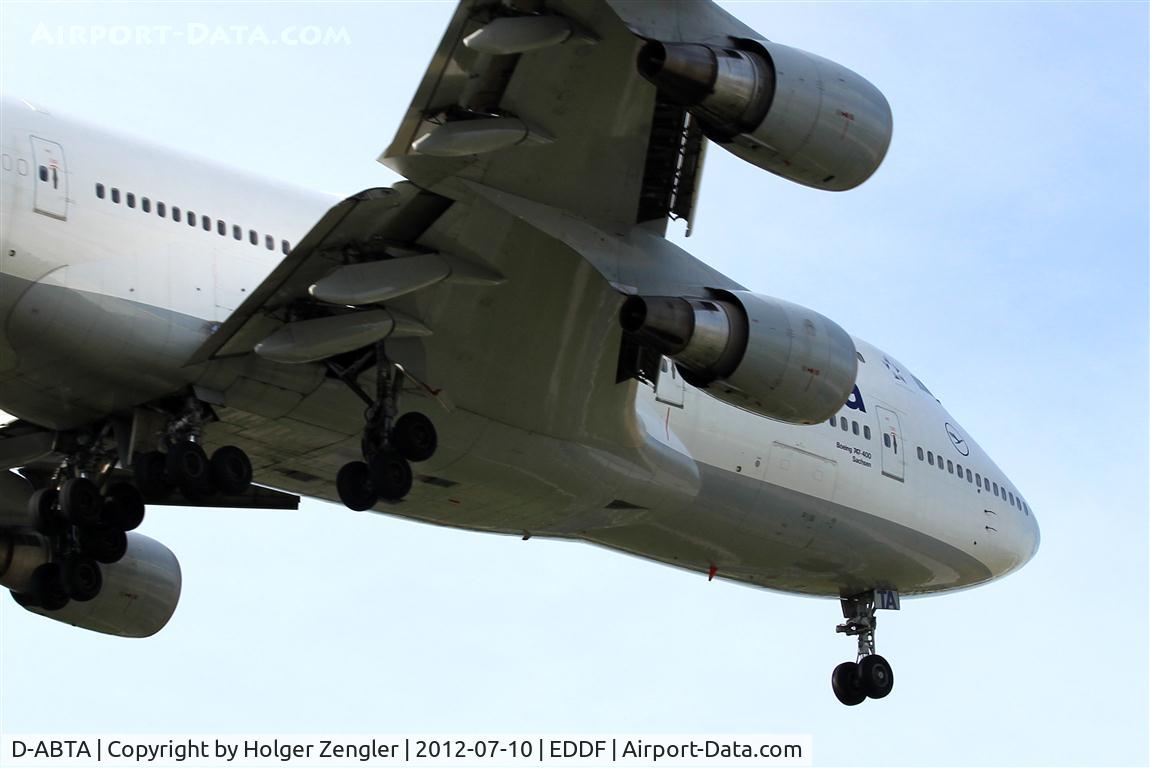 D-ABTA, 1989 Boeing 747-430M C/N 24285, Lufthansa´s 