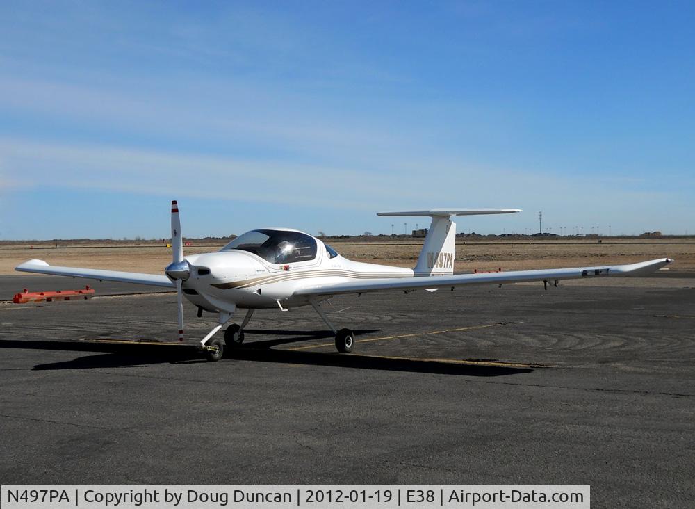 N497PA, 2004 Diamond DA-20C-1 Eclipse C/N C0297, Seen at Alpine-Casparis Airport in Alpine, Texas