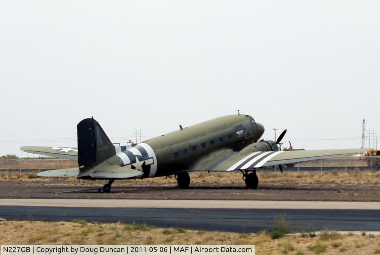 N227GB, 1945 Douglas DC-3C C/N 16597, Seen at the CAF Airpower Museum in Midland, Texas