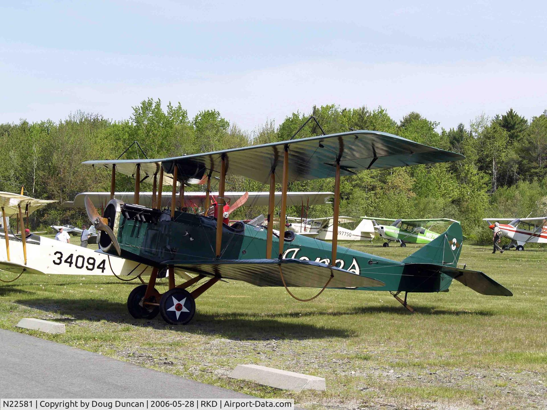 N22581, 1918 Standard J-1 C/N 581, Seen at Owls Head Transportation Museum in Rockland, Maine
