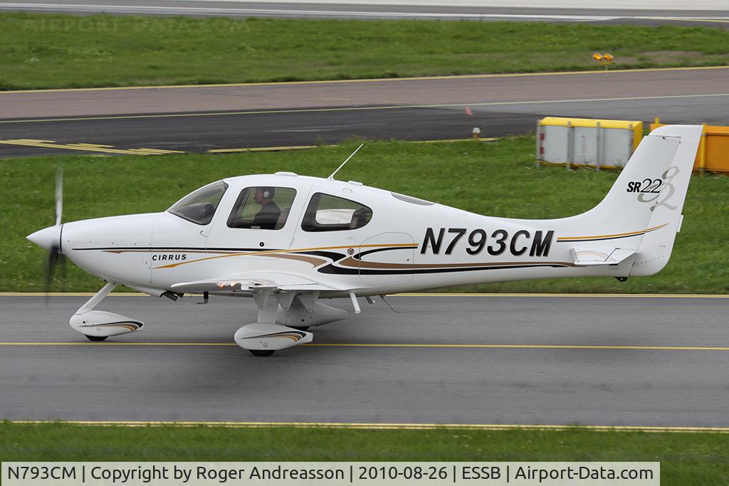 N793CM, 2004 Cirrus SR22 C/N 1025, Based at Sturup