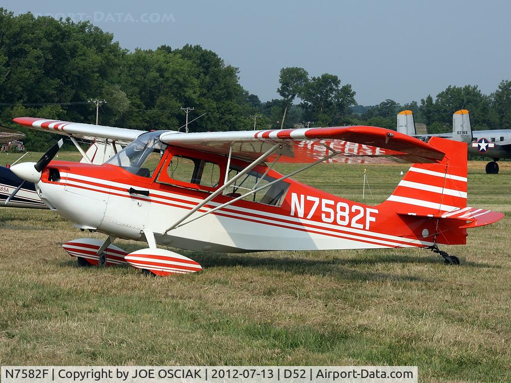 N7582F, Champion 7ECA Citabria C/N 738-70, at Geneseo