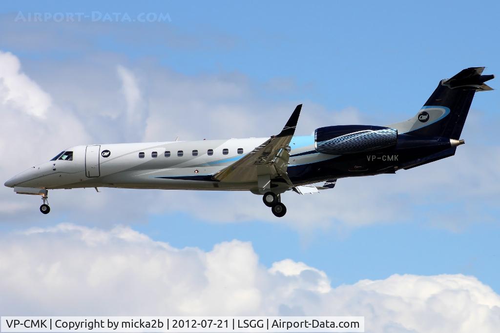 VP-CMK, 2008 Embraer EMB-135BJ Legacy 600 C/N 14501083, Landing in 05