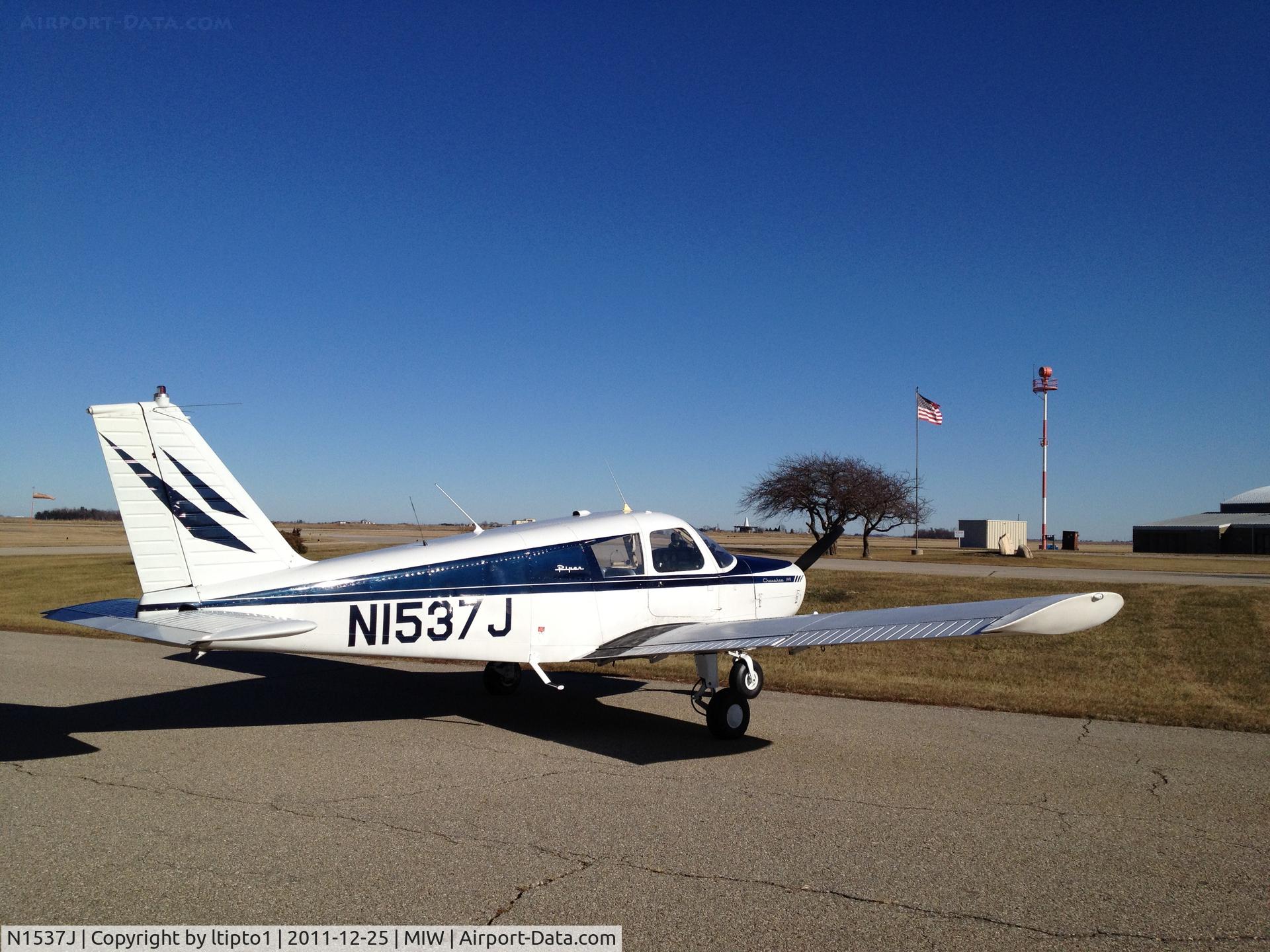 N1537J, 1968 Piper PA-28-140 C/N 28-23938, Finally at home in Iowa.