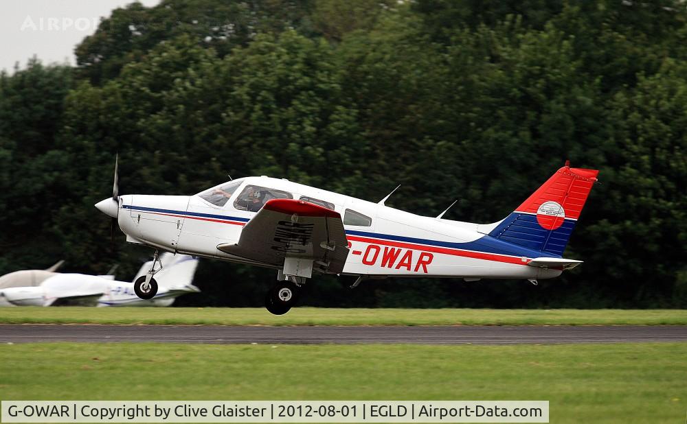 G-OWAR, 1986 Piper PA-28-161 Cherokee Warrior II C/N 28-8616054, Ex: N9521N > TF-OBO > G-OWAR - Originally owned to; BLS Aviation Ltd in February 1988 & Currently with; Bickertons Aerodromes Ltd since April 1992