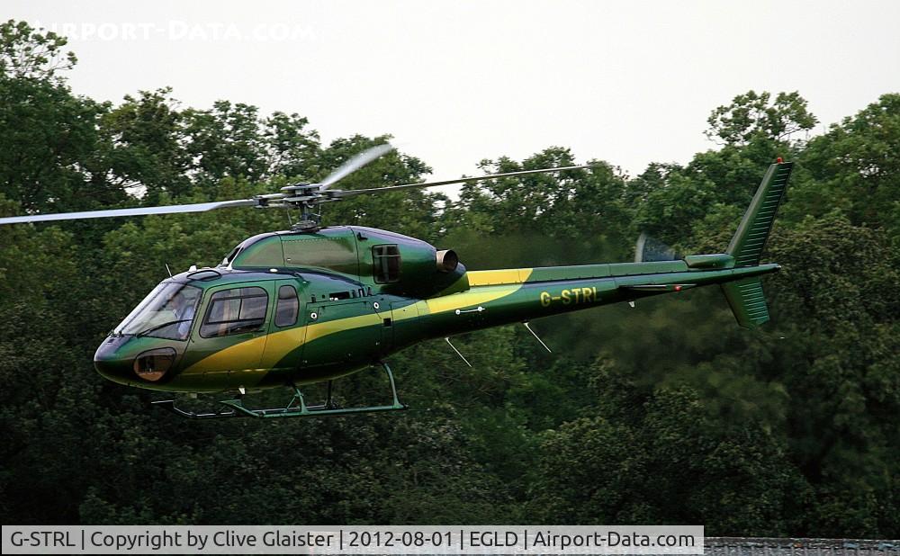 G-STRL, 2004 Eurocopter AS-355N Ecureuil 2 C/N 5733, Originally owned to, McAlpine Helicopters Ltd in December 2004 and currently with Harrier Enterprises Ltd since August 2006. - Departing for Blackbushe [EGLK]