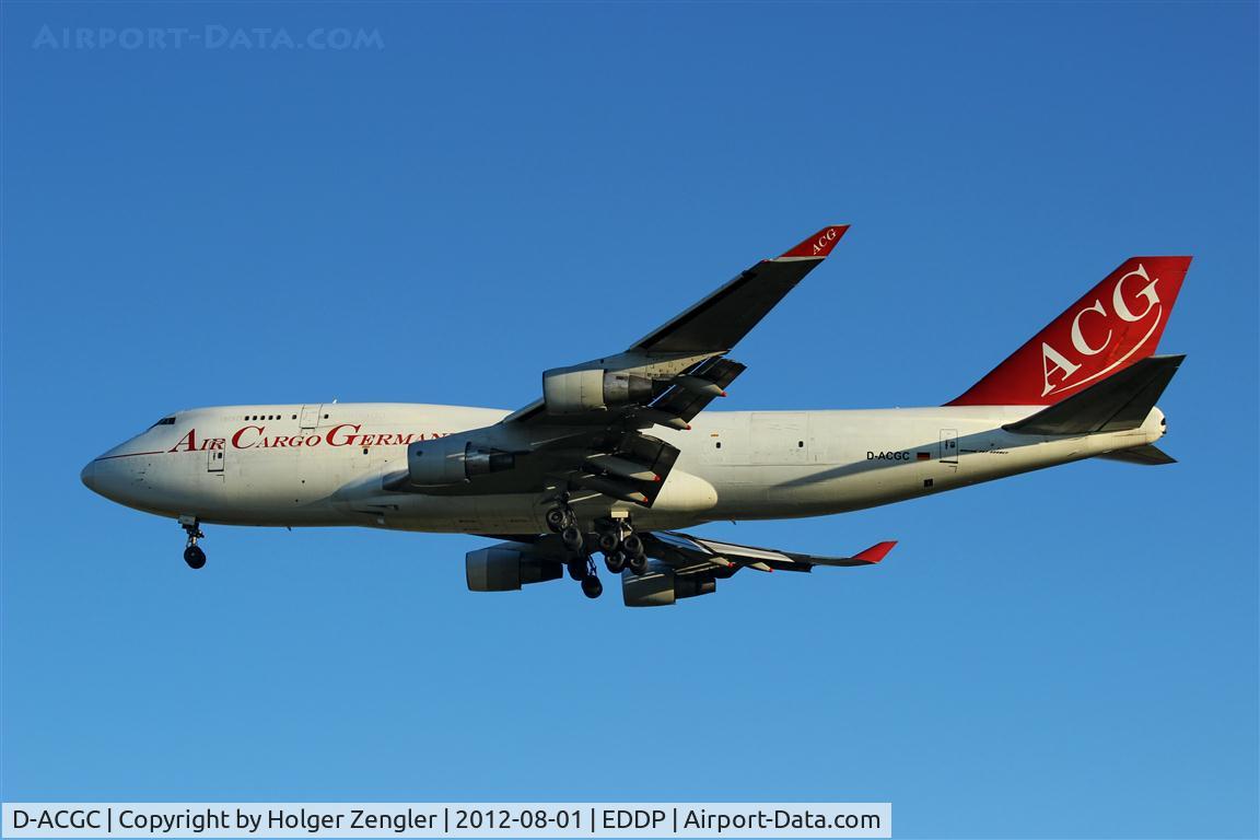 D-ACGC, 1991 Boeing 747-412/BCF C/N 24975, Moments of happiness for LEJ spotter....