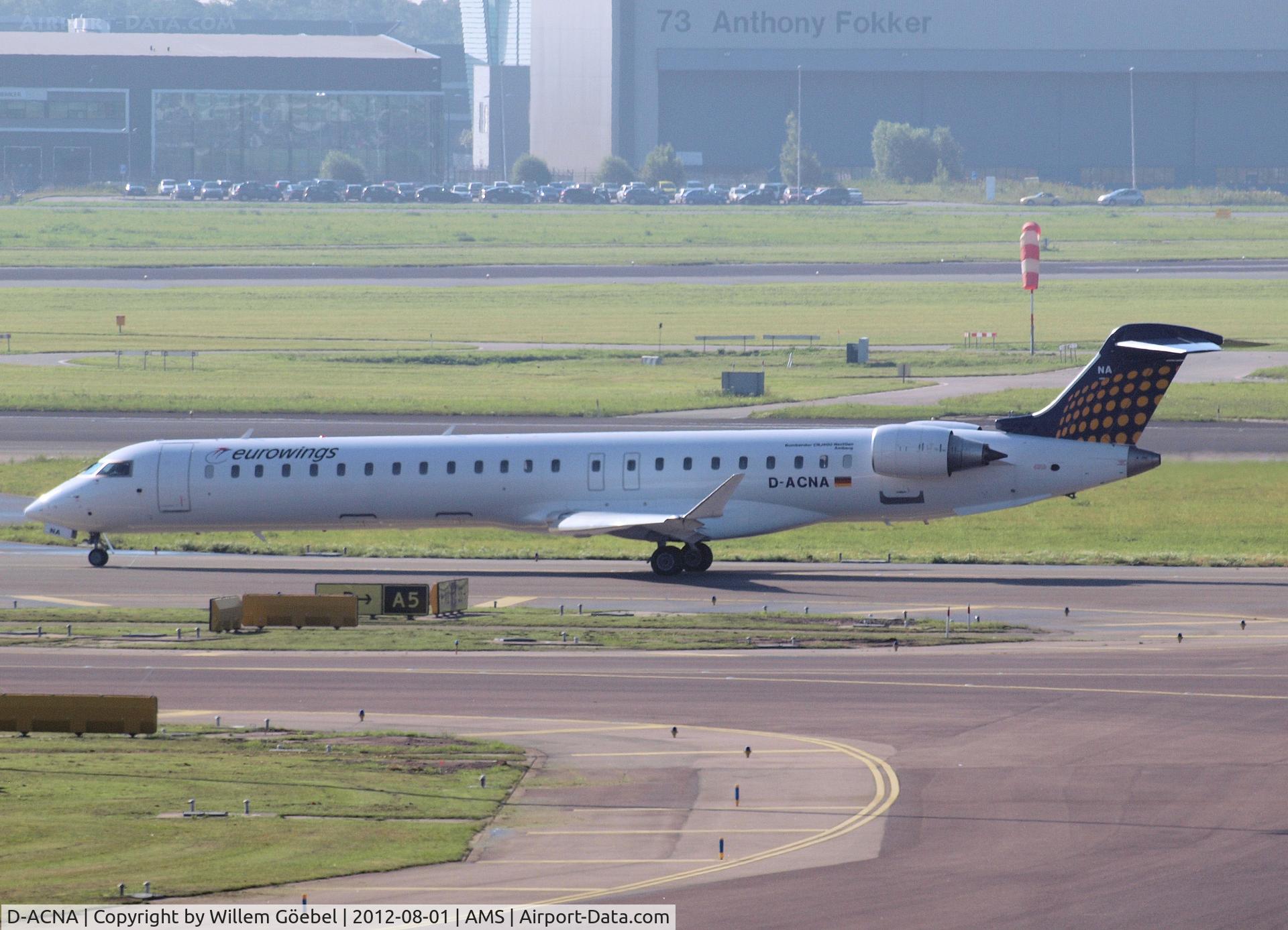 D-ACNA, 2009 Bombardier CRJ-900 NG (CL-600-2D24) C/N 15229, Taxi to runway 24 of Amsterdam Airport