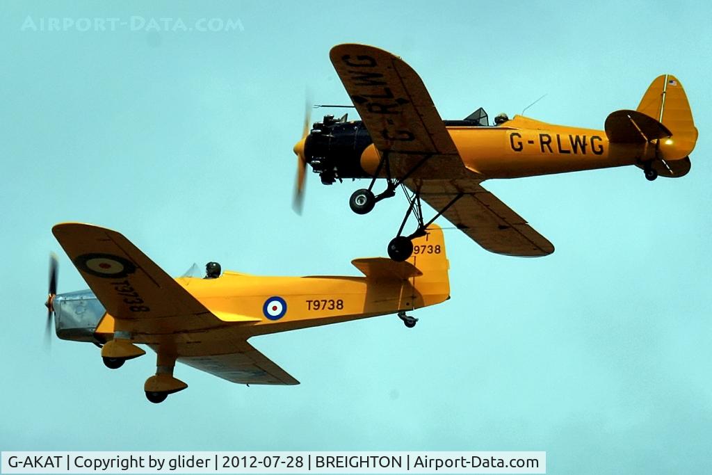 G-AKAT, 1940 Miles M14A Hawk Trainer 3 C/N 2005, Another practice sortie