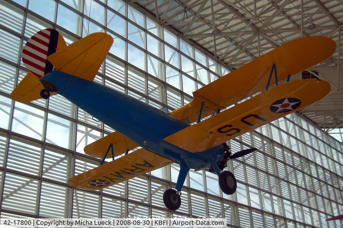 42-17800, Boeing PT-13D Kaydet (E75) C/N 75-5963, At the Museum of Flight