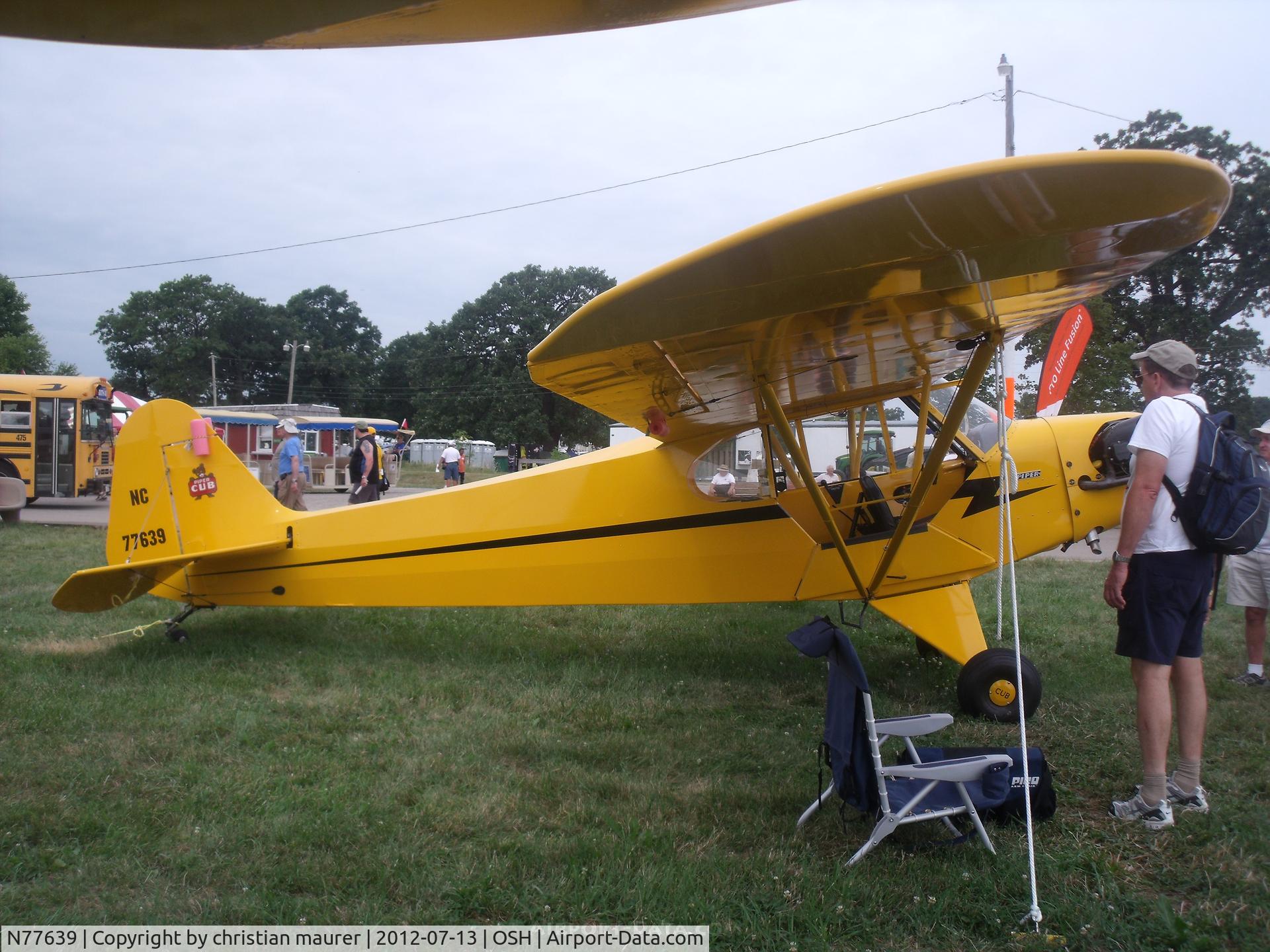 N77639, 1945 Piper J3C-65 Cub C/N 14930, j3 cub