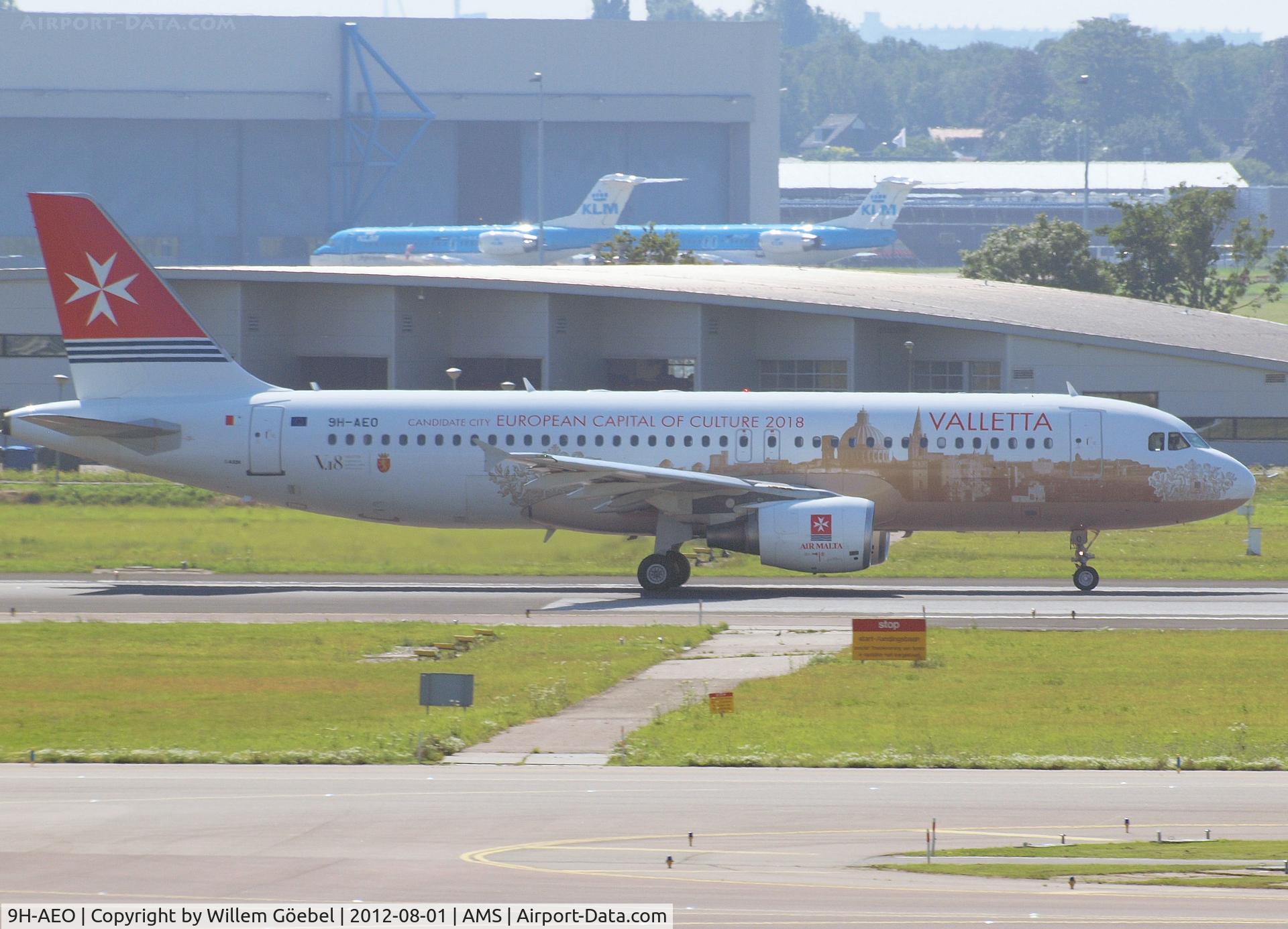 9H-AEO, 2006 Airbus A320-214 C/N 2768, Taxi to runway 24 of Amsterdam Airport