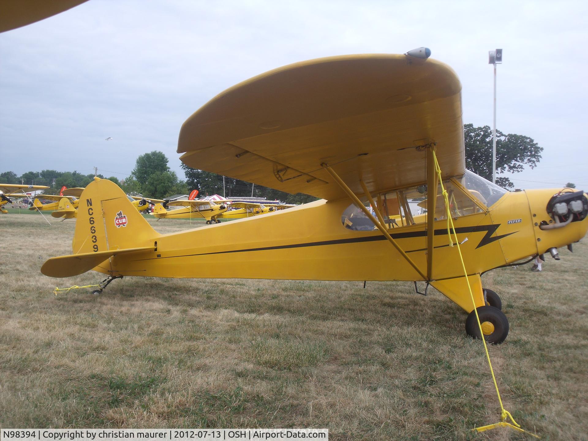 N98394, 1946 Piper J3C-65 Cub C/N 18579, j3 cub